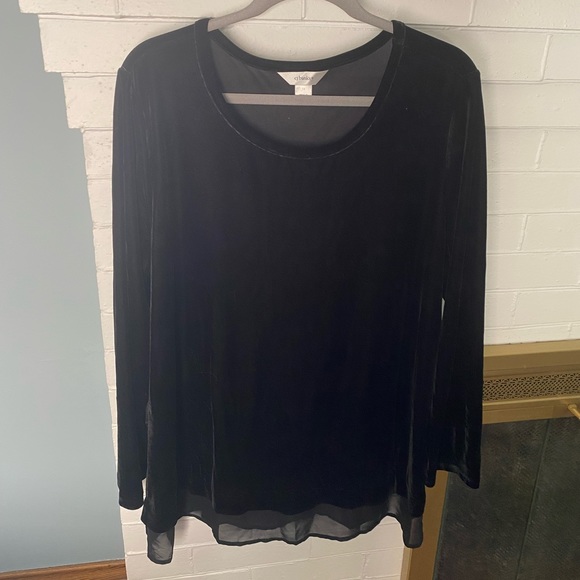 Sz 1x CJ Banks Velvet Top - Picture 1 of 7